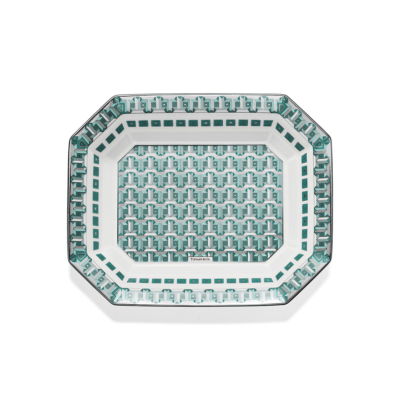 ティファニー T トゥルー ラージ ヴィド ポシェ 縁にプラチナのハンド