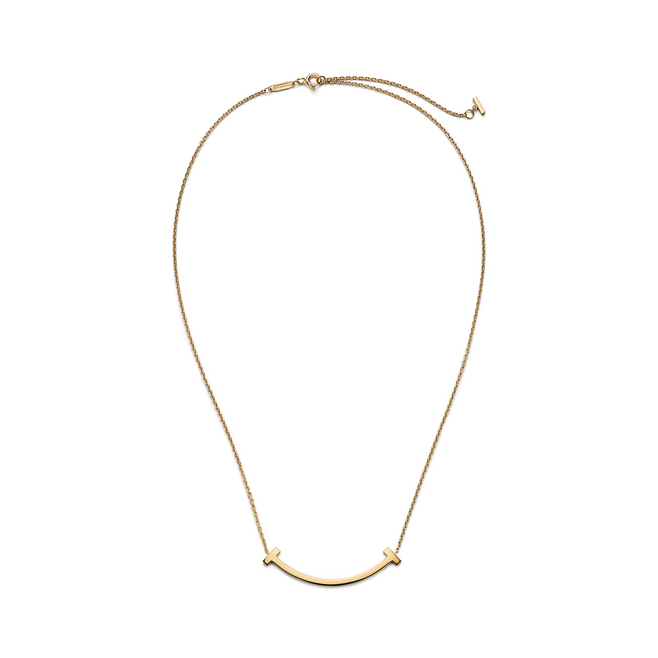 ティファニー T スマイル ペンダント イエローゴールド（ミディアム