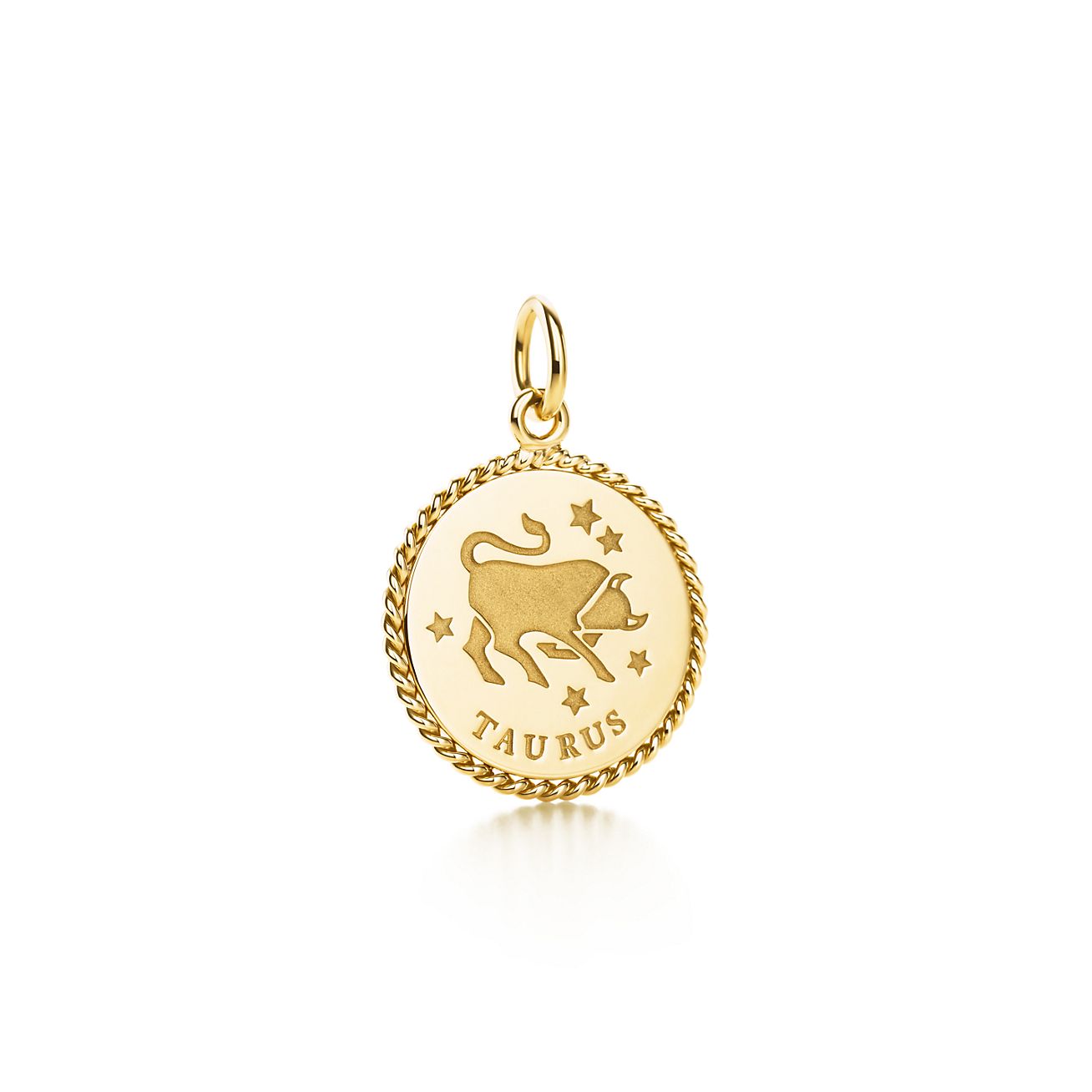 Taurus charm in 18k gold. | Tiffany \u0026 Co.