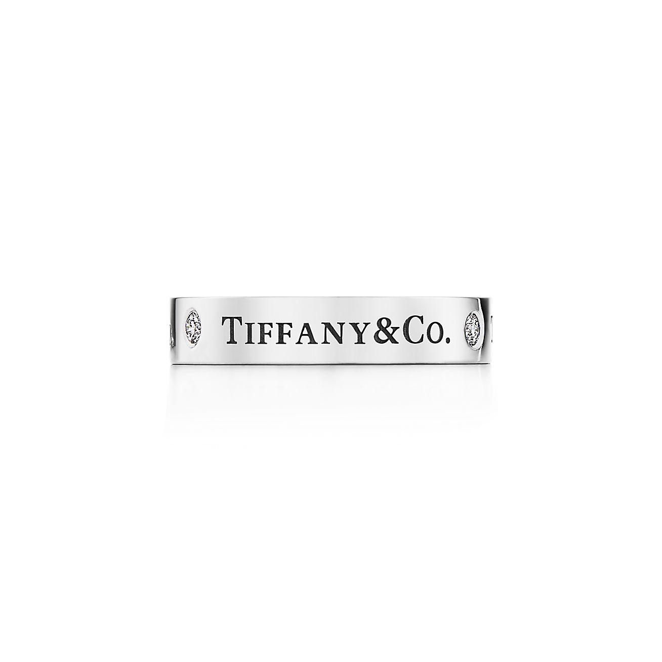 T&CO. バンドリング ダイヤモンド プラチナ 4MM | Tiffany & Co