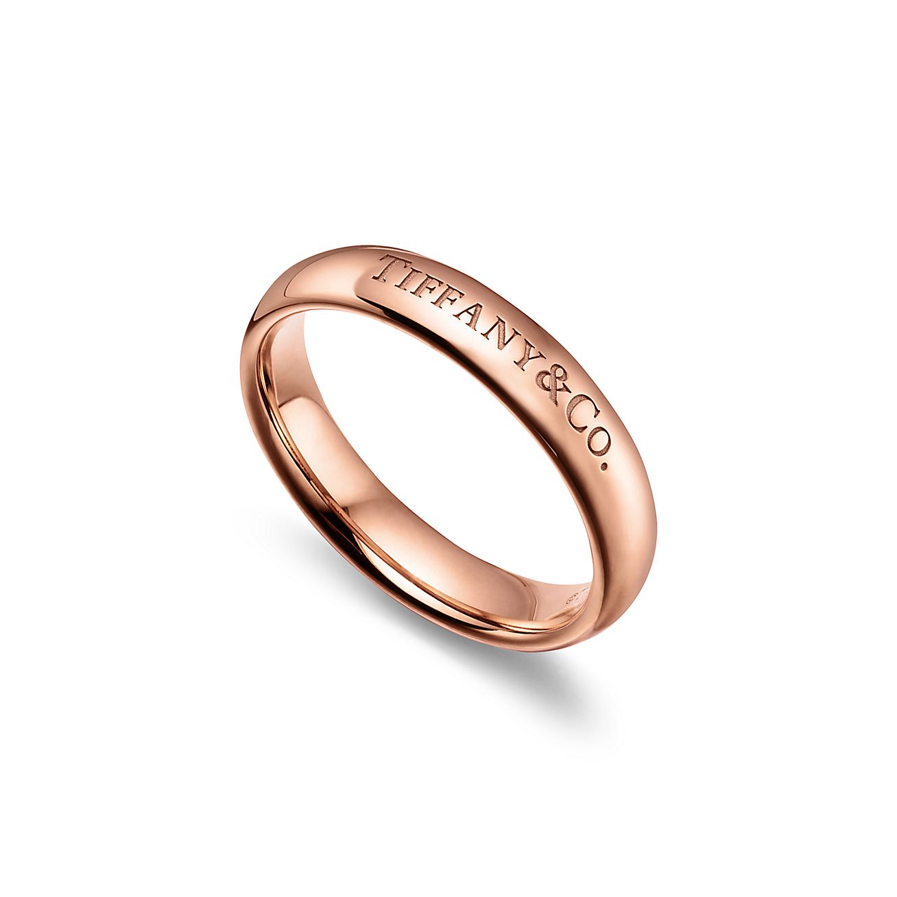 T&CO.® バンド リング ローズゴールド | Tiffany & Co