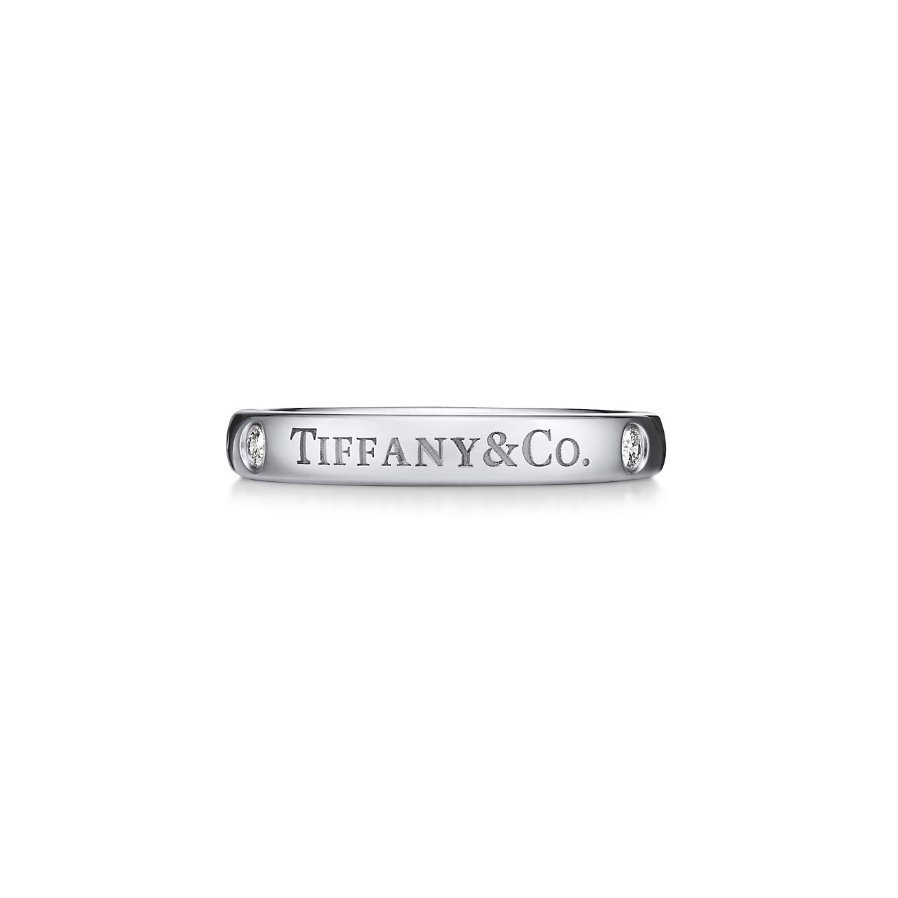 T&CO.® バンド リング ダイヤモンド プラチナ | Tiffany & Co.