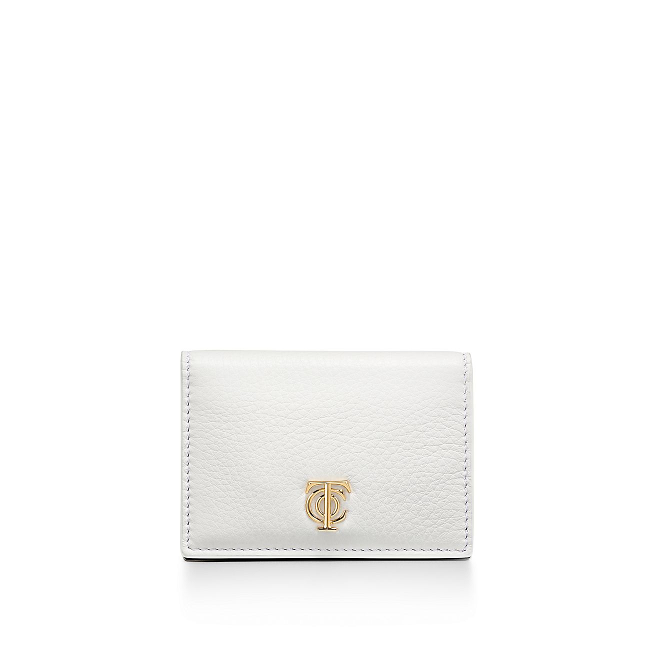 TIFFANY ティファニー T&CO. Flap Card Holder カードホルダー T&CO. Flap Card Holder in White Leather | Tiffany & Co. CA