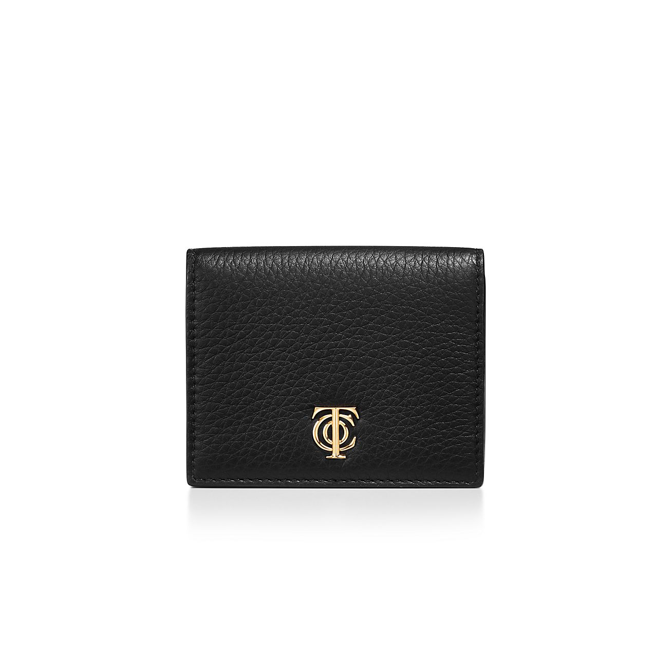 Picasso and Co Embossed Leather Card Holder Black, Brown, Tan