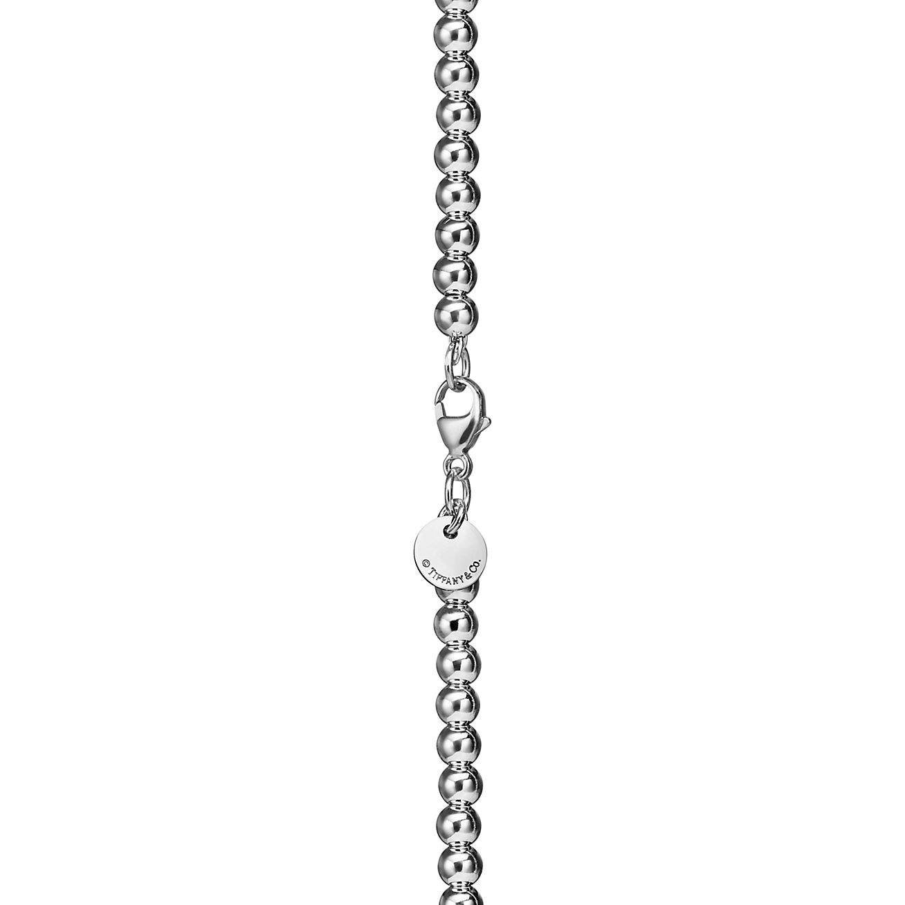 The Return to Tiffany® x Beyoncé Collection Round Tag Necklace in Silver