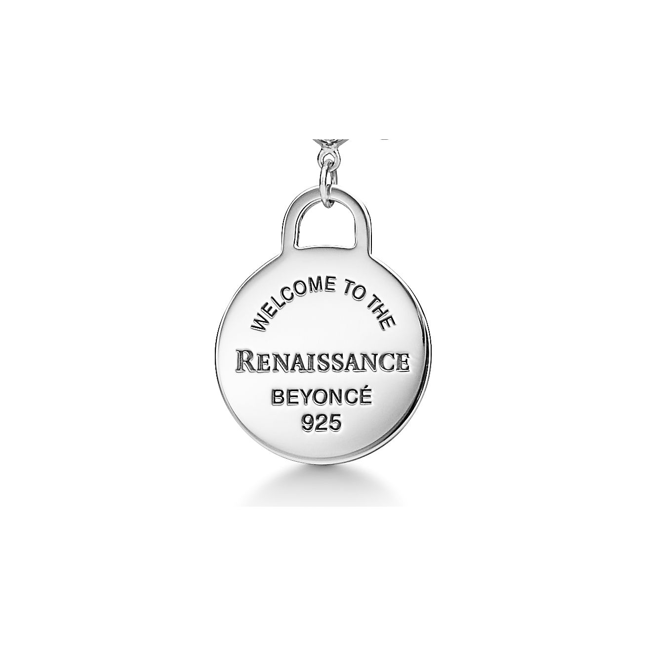 The Return to Tiffany® x Beyoncé Collection Round Tag Necklace in Silver
