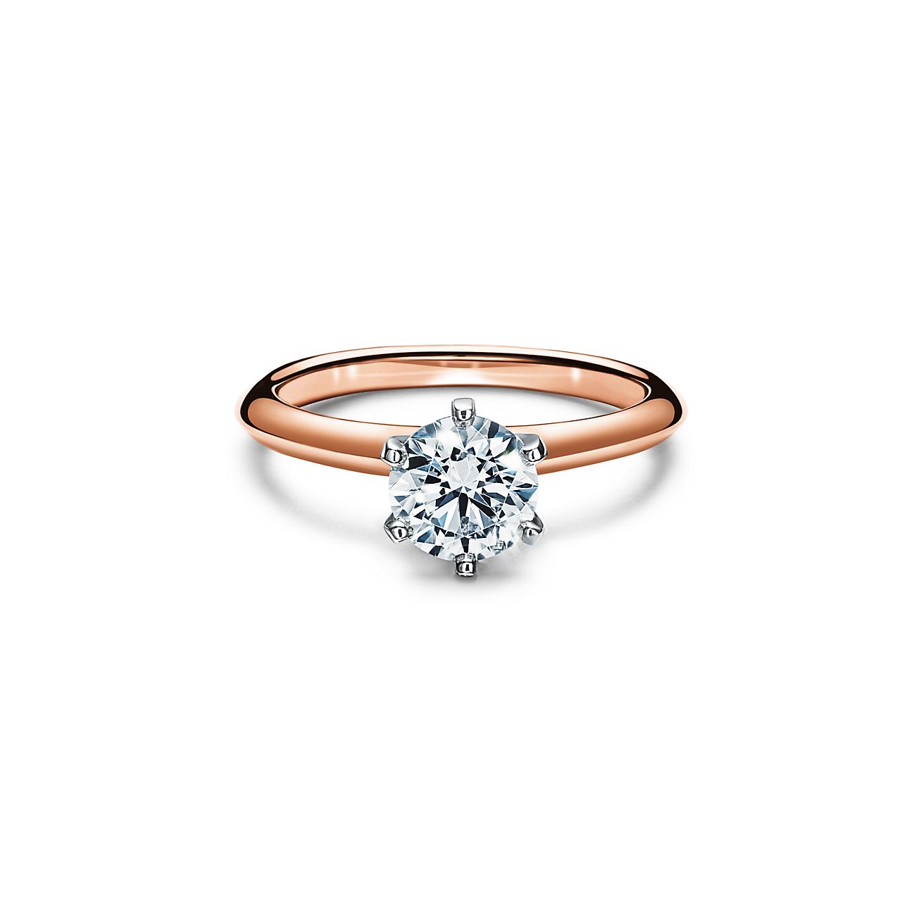 The Tiffany® Setting in 18k rose gold 