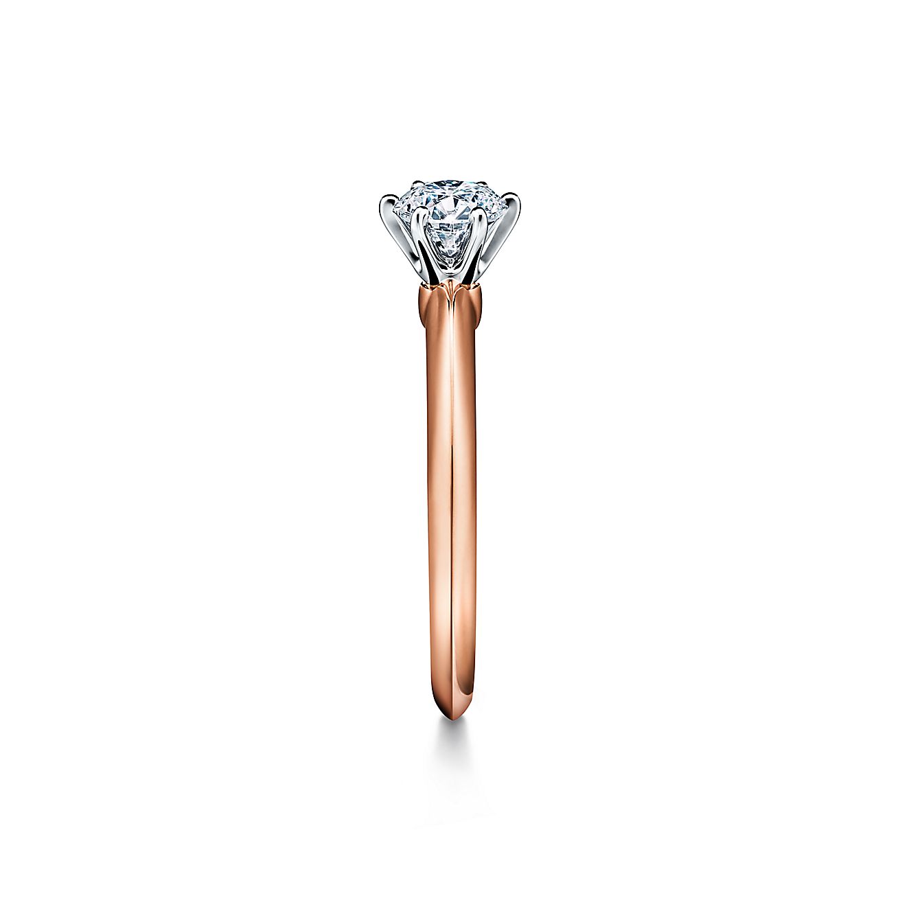 The Tiffany® Setting Engagement Ring in 18k Rose Gold