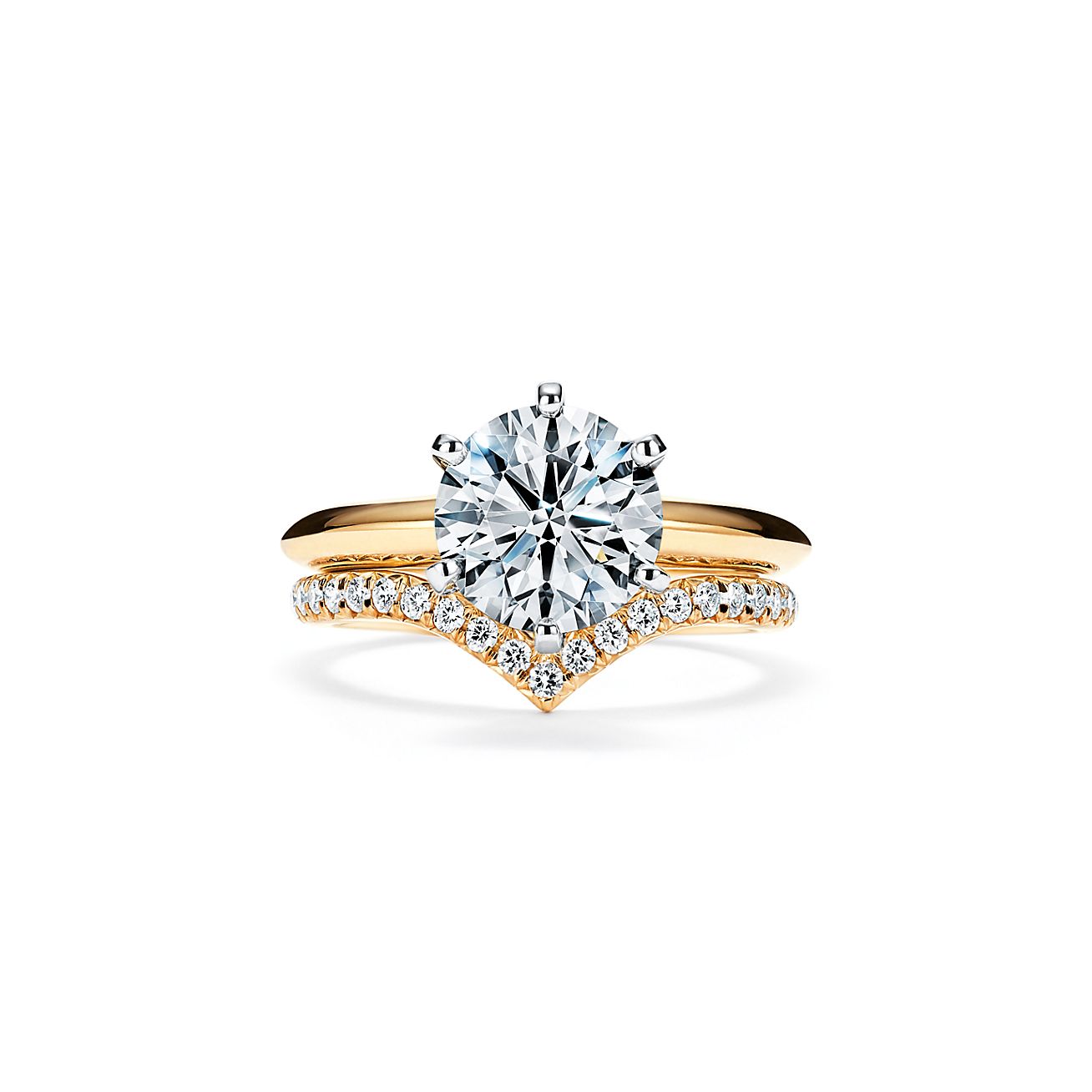 tiffany white gold diamond ring