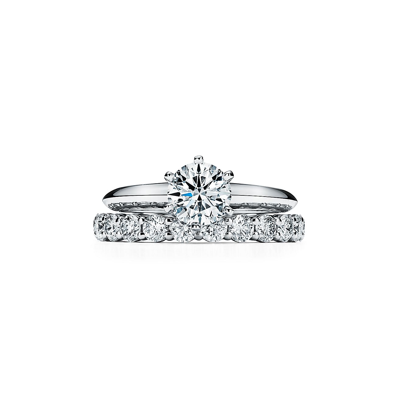 The Tiffany® Setting in platinum world's most iconic engagement ring