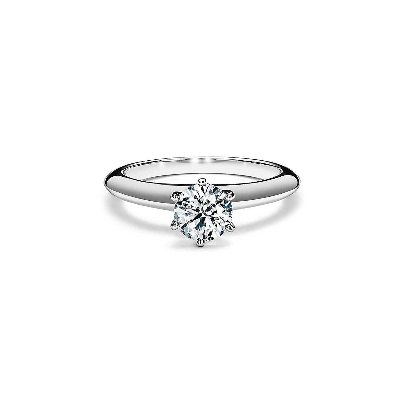 The Tiffany® Setting Engagement Ring in Platinum