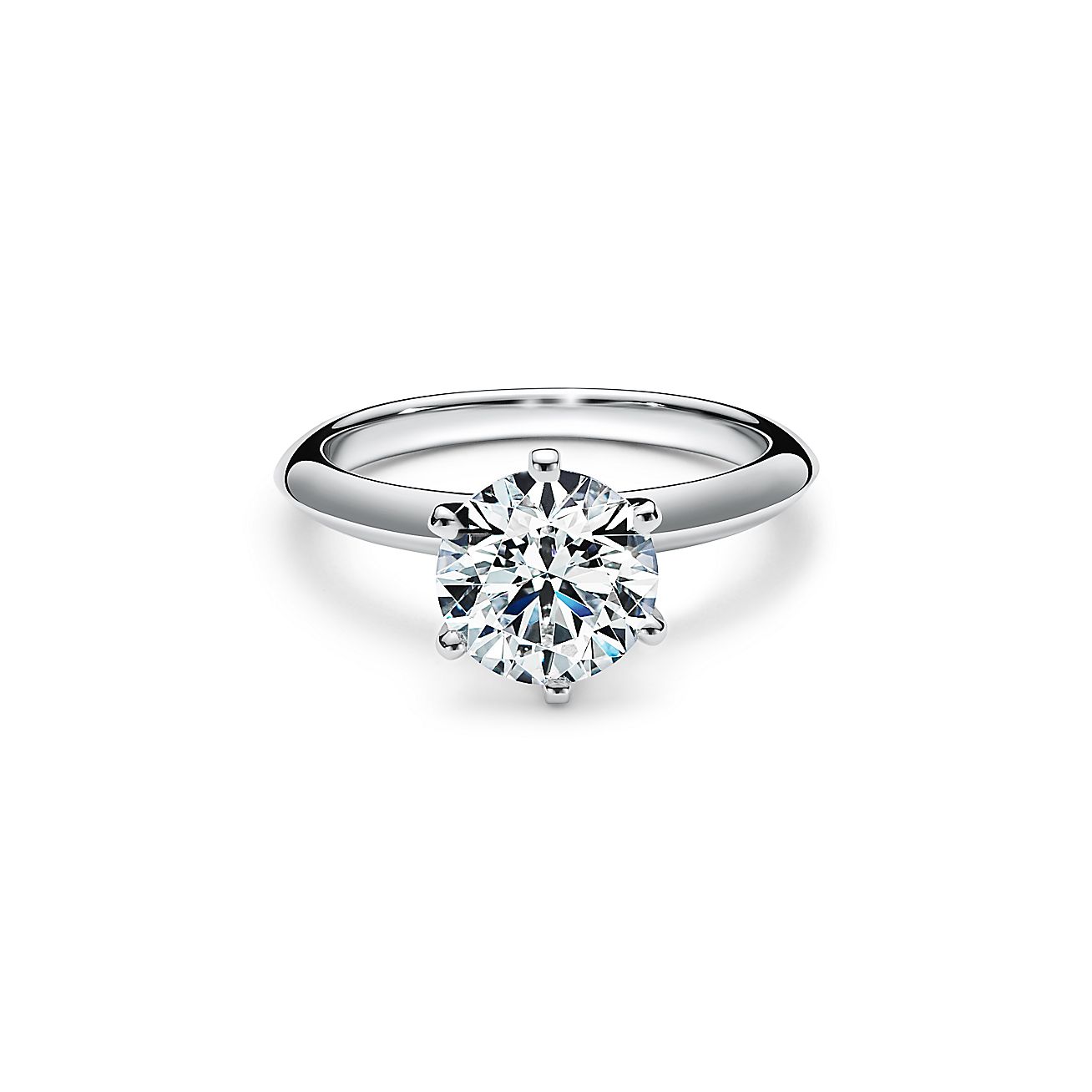 iets Logisch Ver weg The Tiffany® Setting in platinum: world's most iconic engagement ring. |  Tiffany & Co.