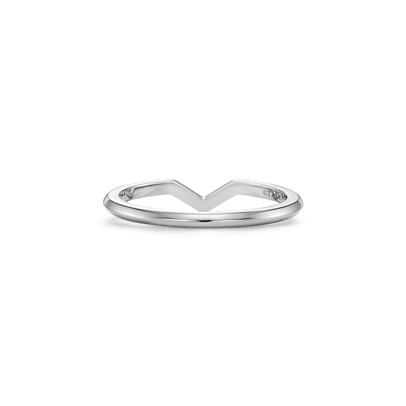 tiffany v shaped ring