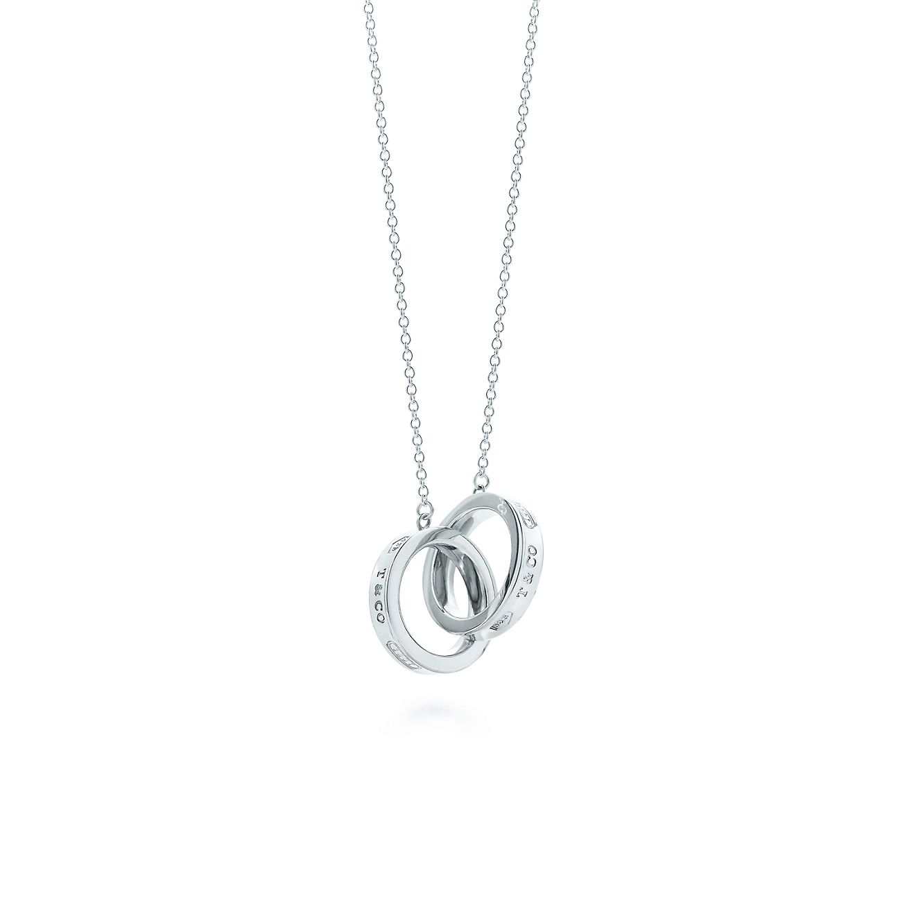 Tiffany 1837® interlocking circles pendant in sterling silver, small.