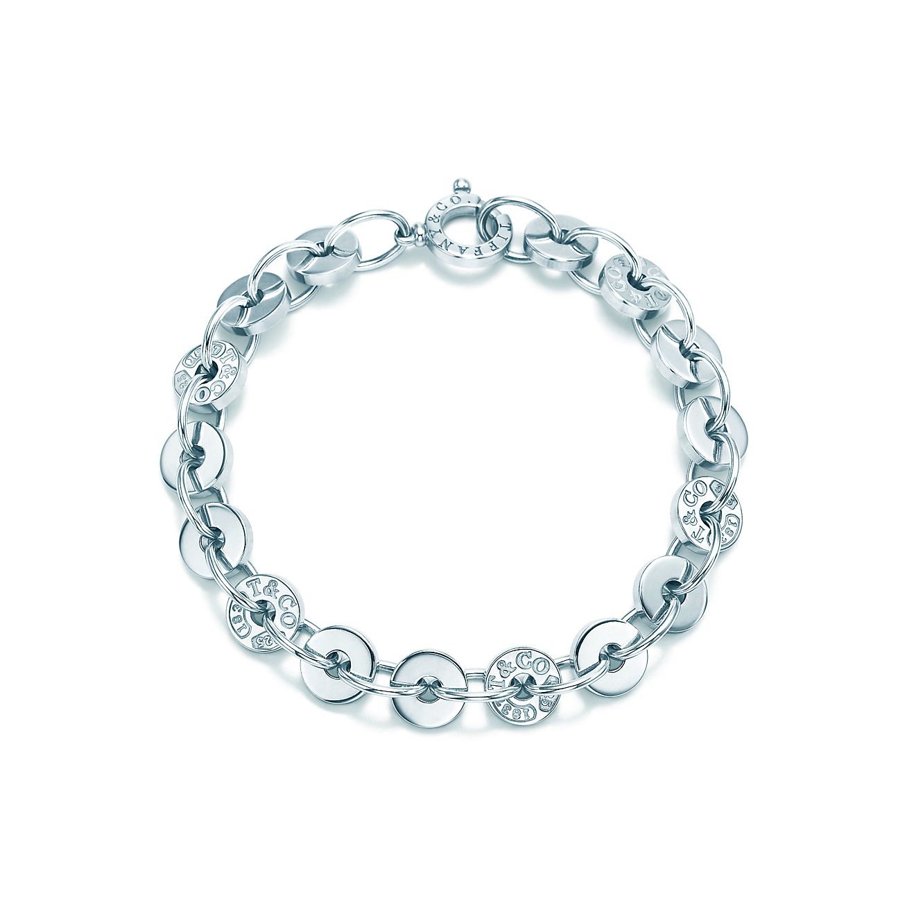 Tiffany 17 Circle Bracelet In Sterling Silver Medium Tiffany Co