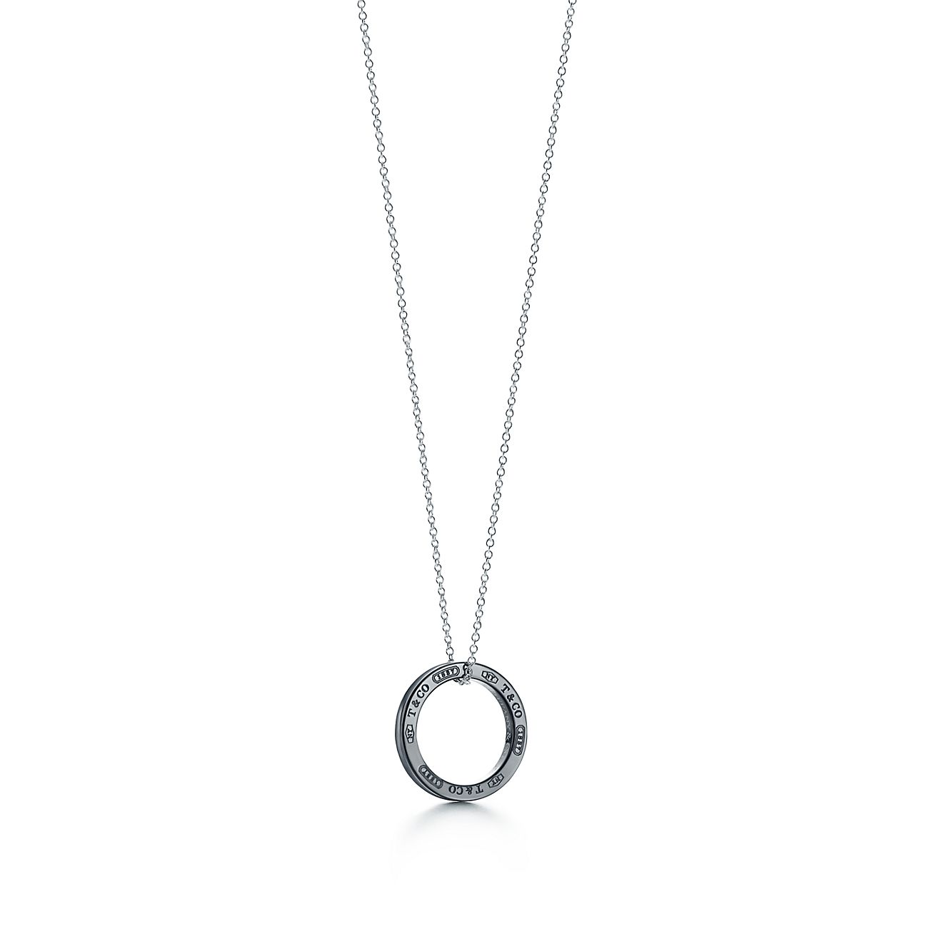 tiffany 1837 circle pendant necklace