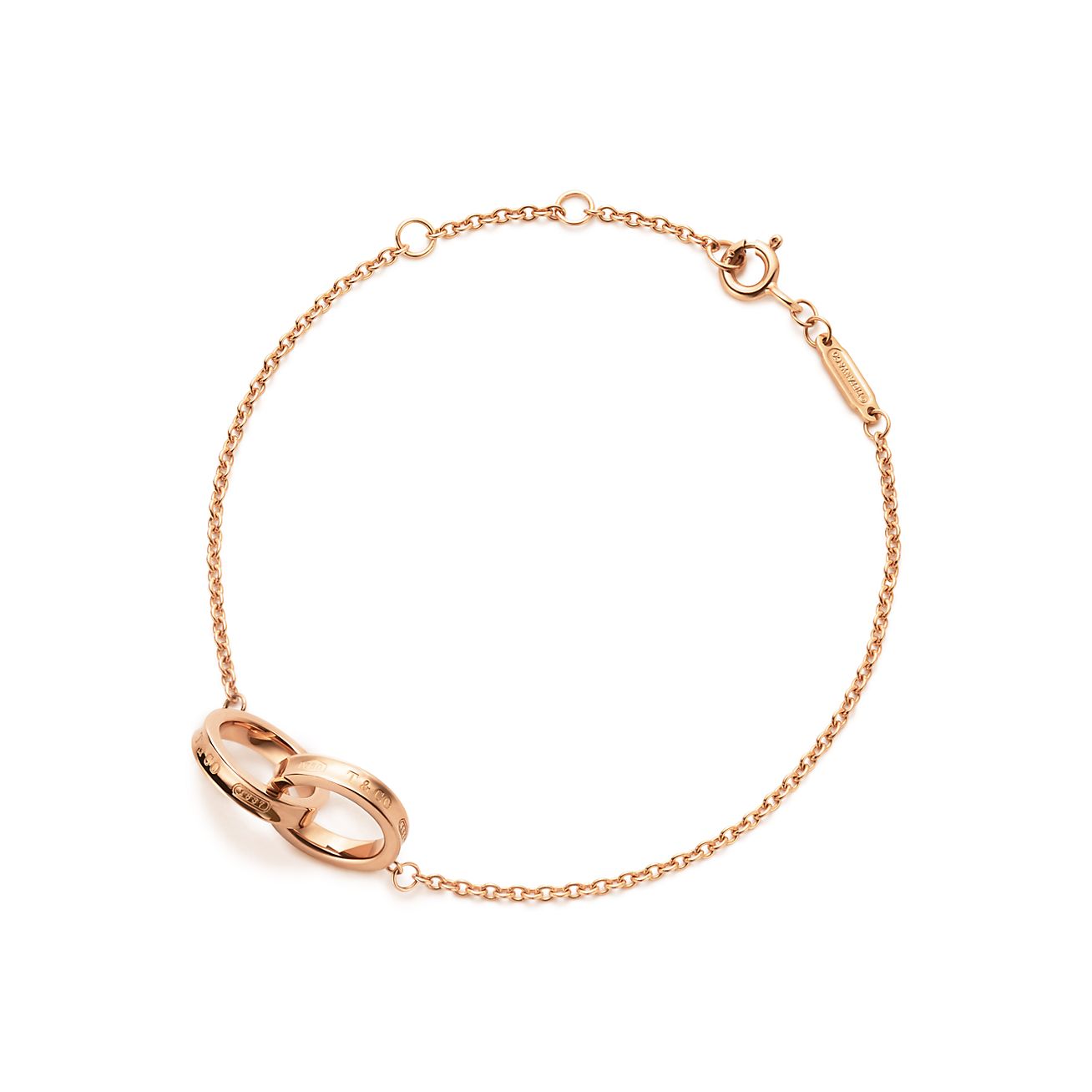 Tiffany 1837™ Interlocking Circles Chain Bracelet in Rose Gold