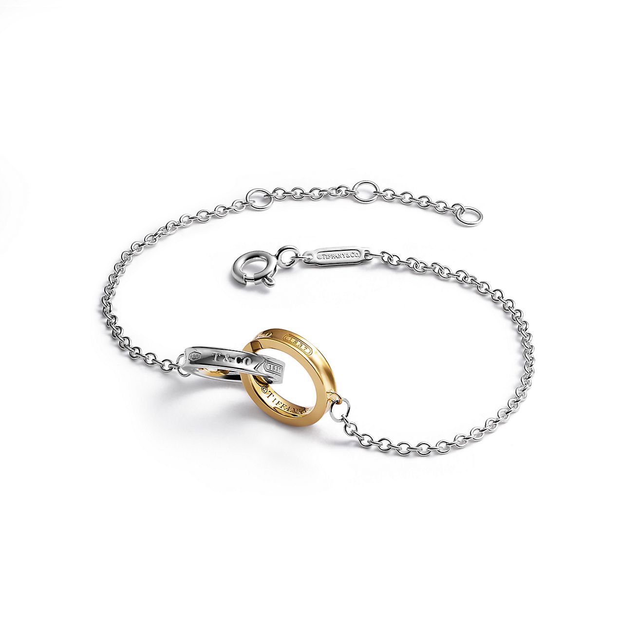 Tiffany & Co. Tiffany 1837™ Interlocking Circles Chain Bracelet – The  Vintage Jeweller