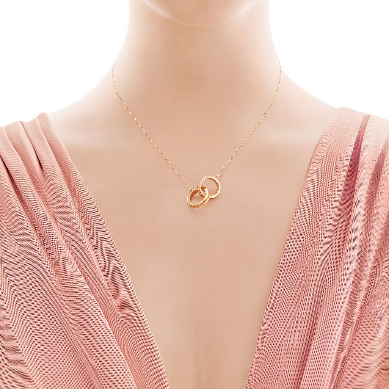 tiffany interlocking circle necklace