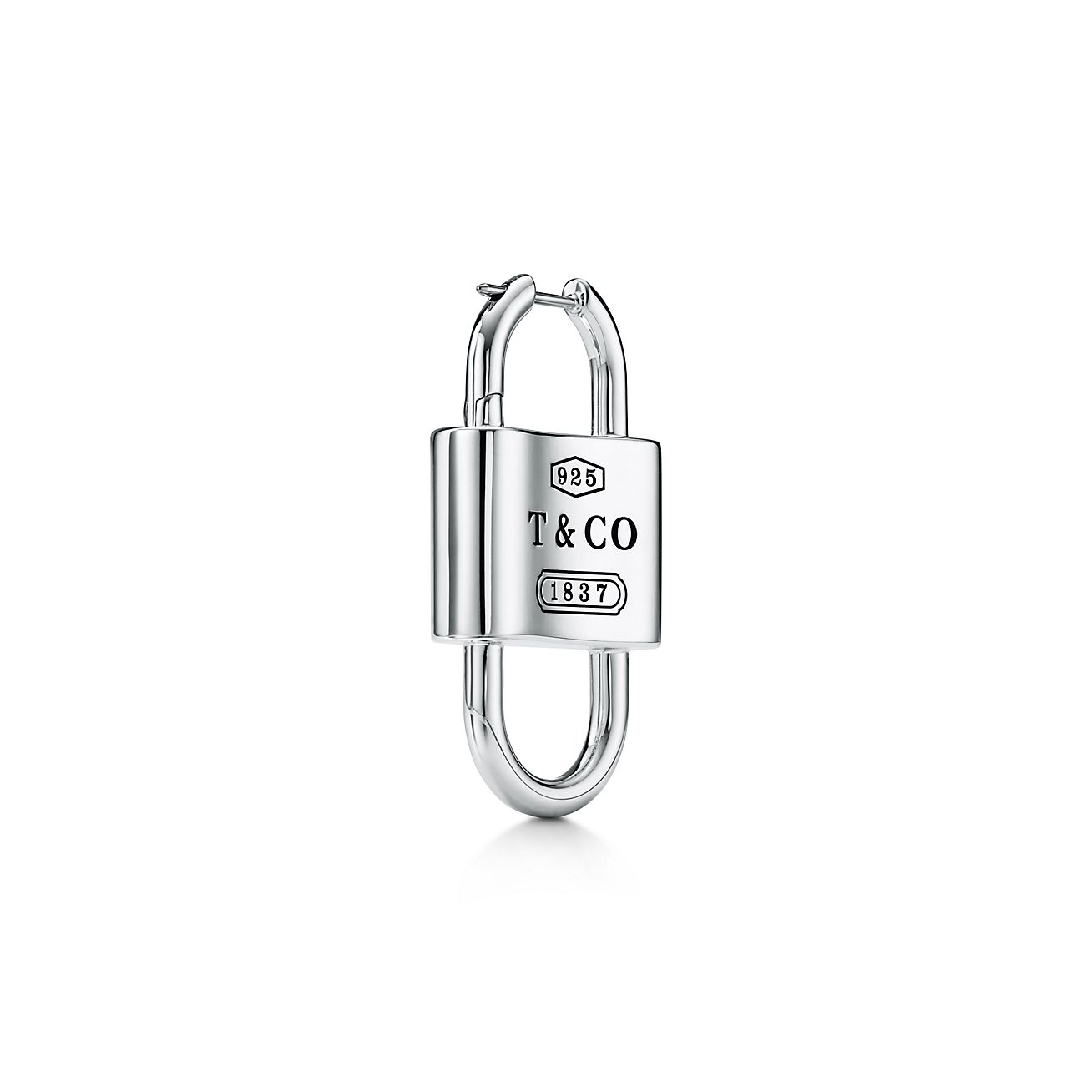 Tiffany 1837™ Large Double Lock Drop Earrings