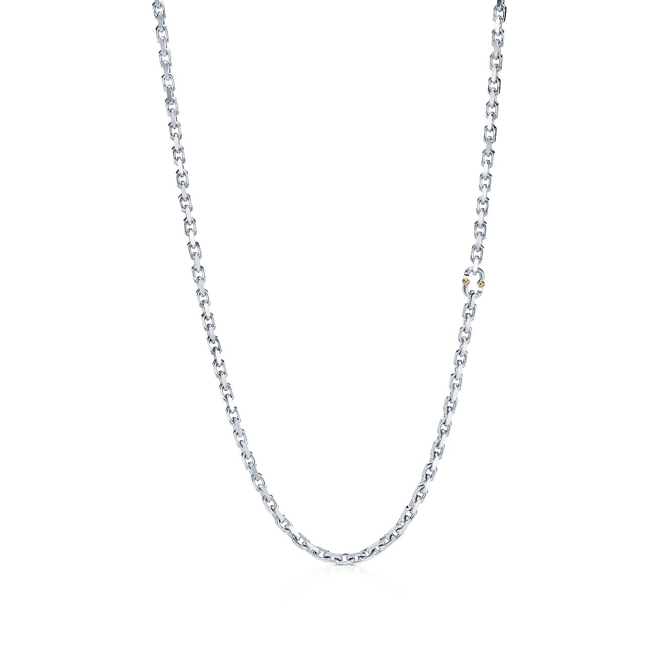 Tiffany 1837™ Makers chain necklace in sterling silver and 18k gold, 24