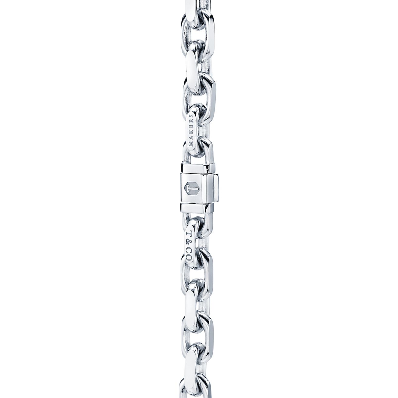 Tiffany 1837™ Makers Chain Necklace in Sterling Silver and 18k Gold, 24