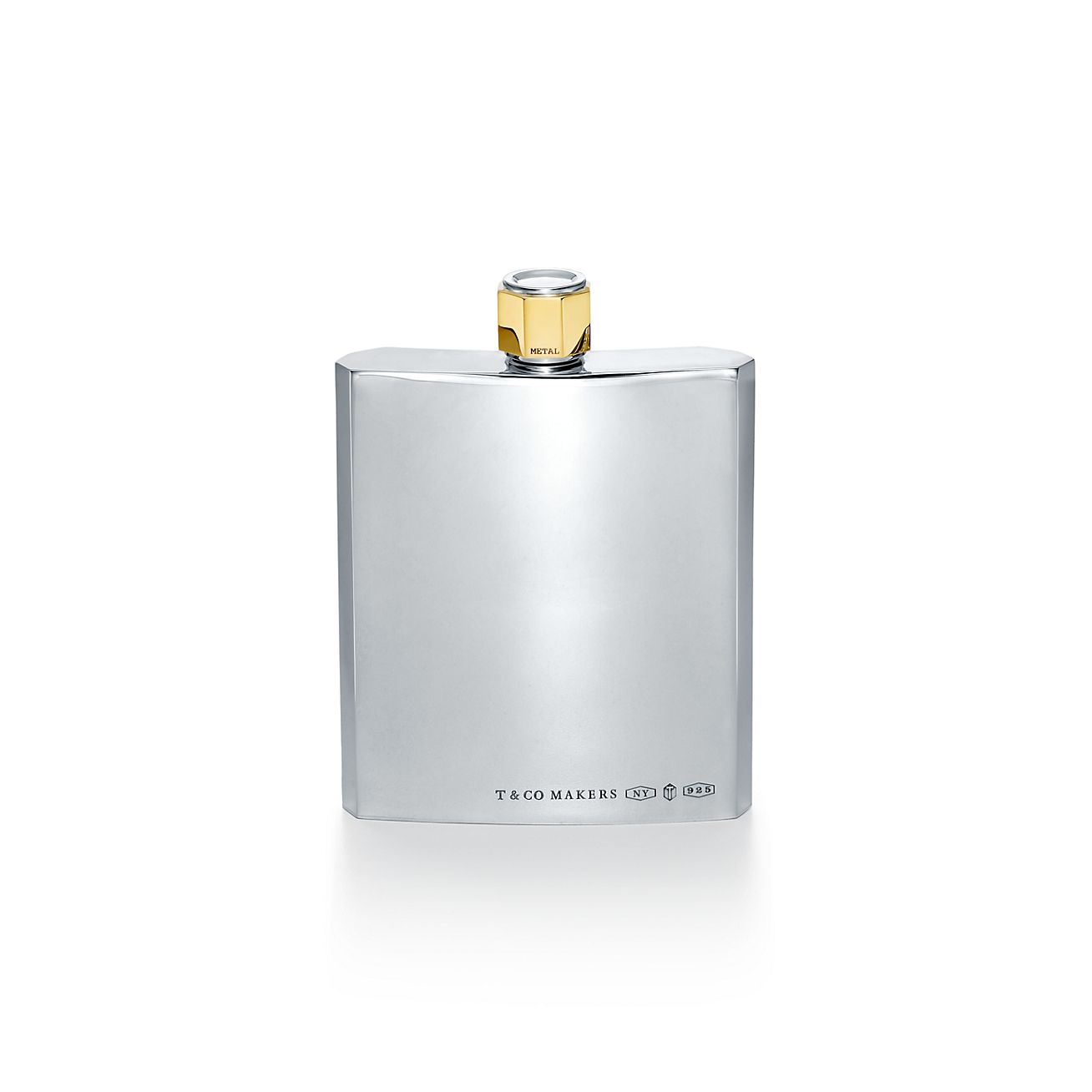 Tiffany 1837 Makers flask in sterling 