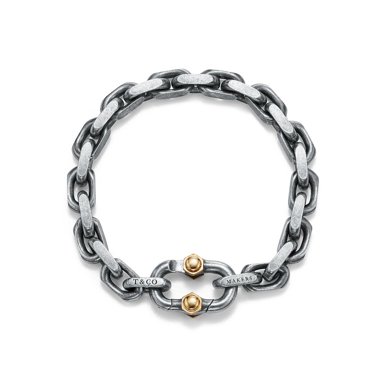 Tiffany 1837® Makers Heritage Edition Wide Chain Bracelet in Sterling Silver and