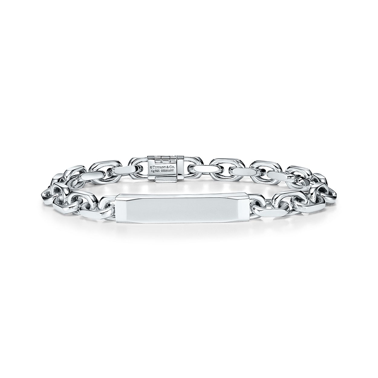 Tiffany 17 Makers I D Chain Bracelet In Sterling Silver Medium Tiffany Co