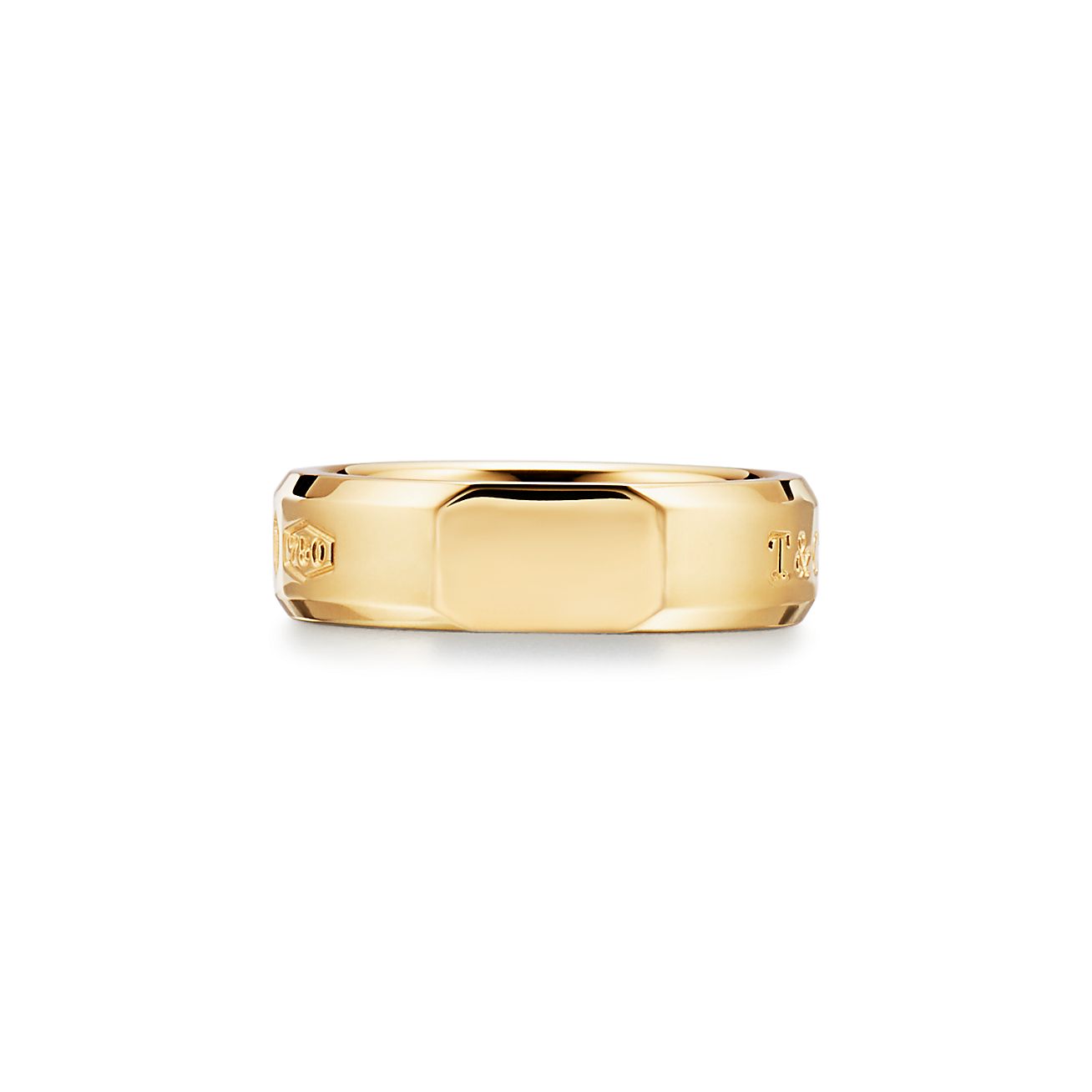 Tiffany 1837® Makers Medium Slice Ring in 18k Gold