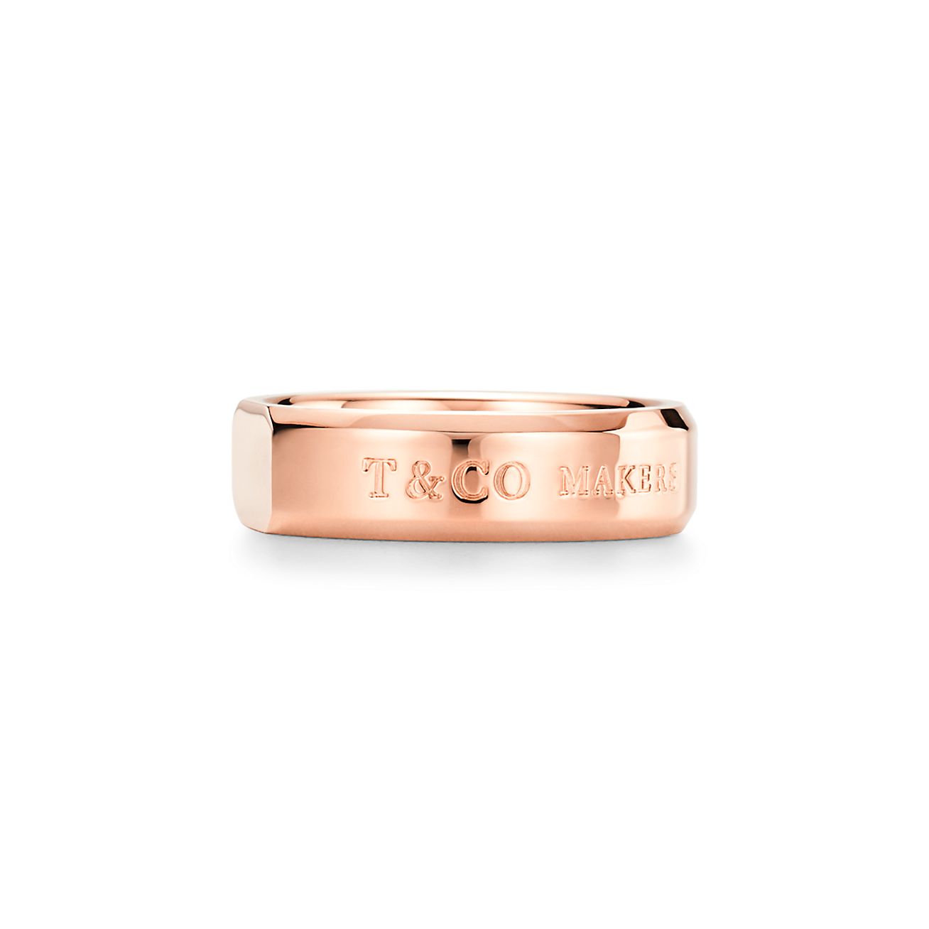 tiffany 1837 rose gold ring