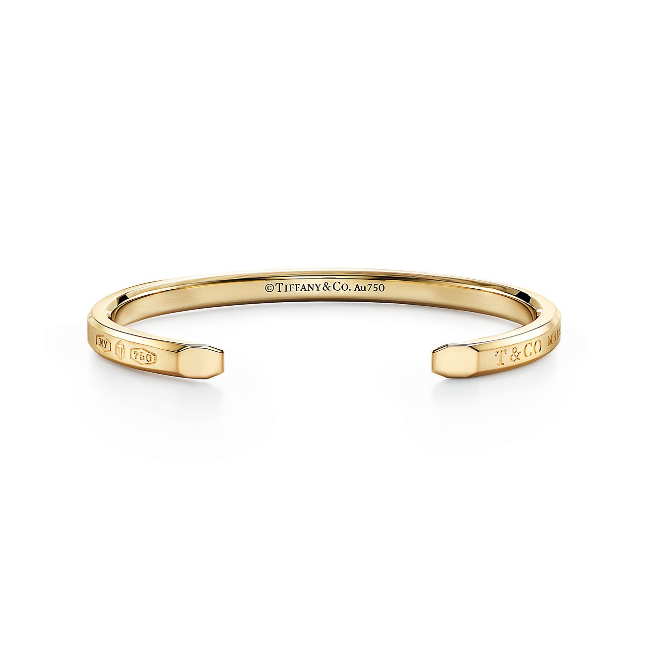 tiffany gold cuff bracelet