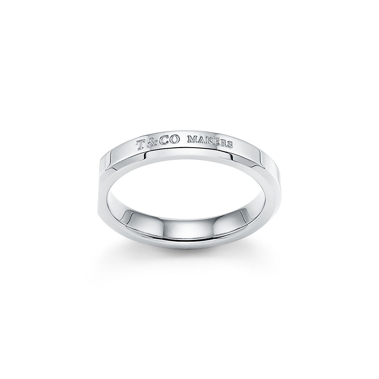 Tiffany 1837® Makers Narrow Slice Ring in Sterling Silver