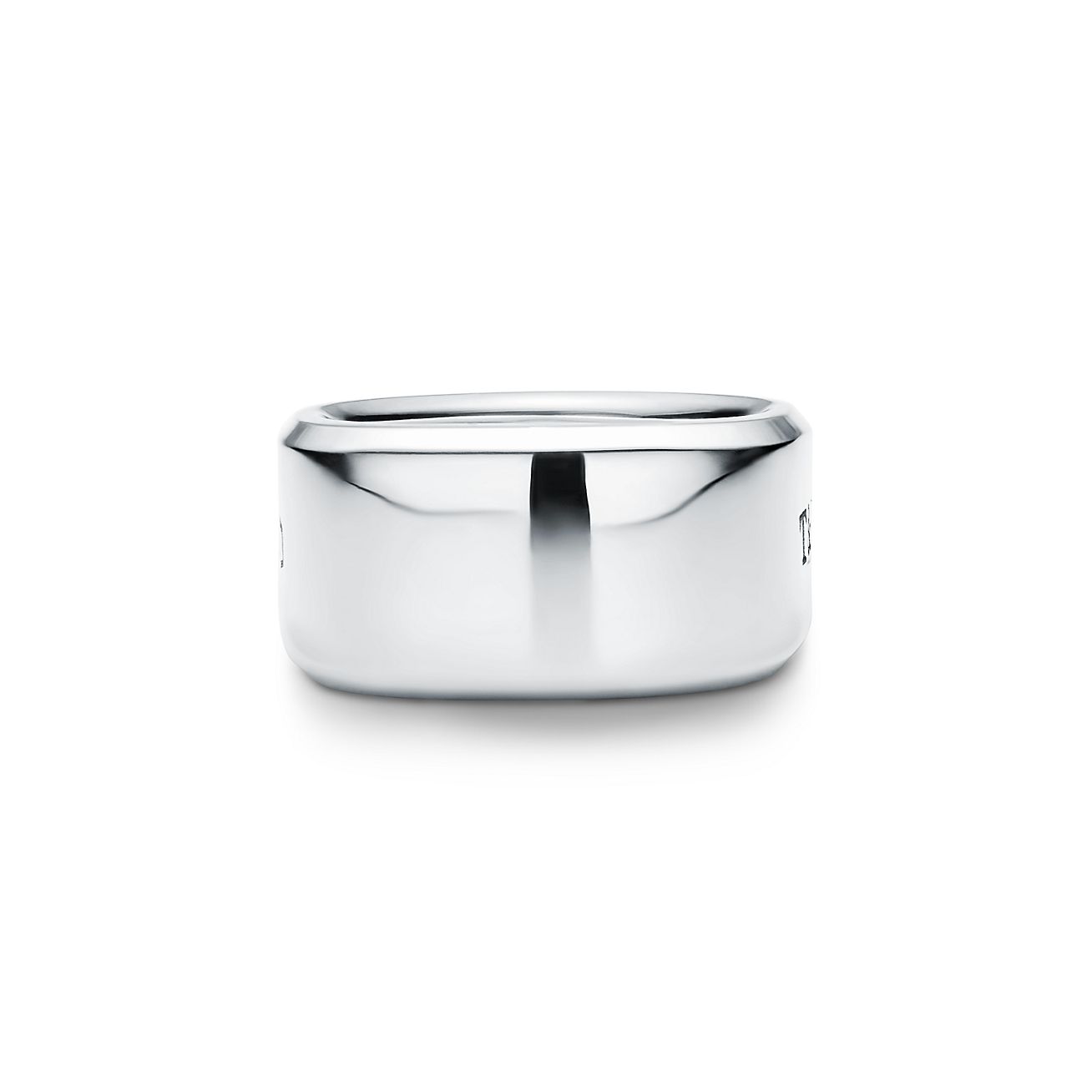 Tiffany 1837™ Makers signet ring in sterling silver, 12 mm wide.