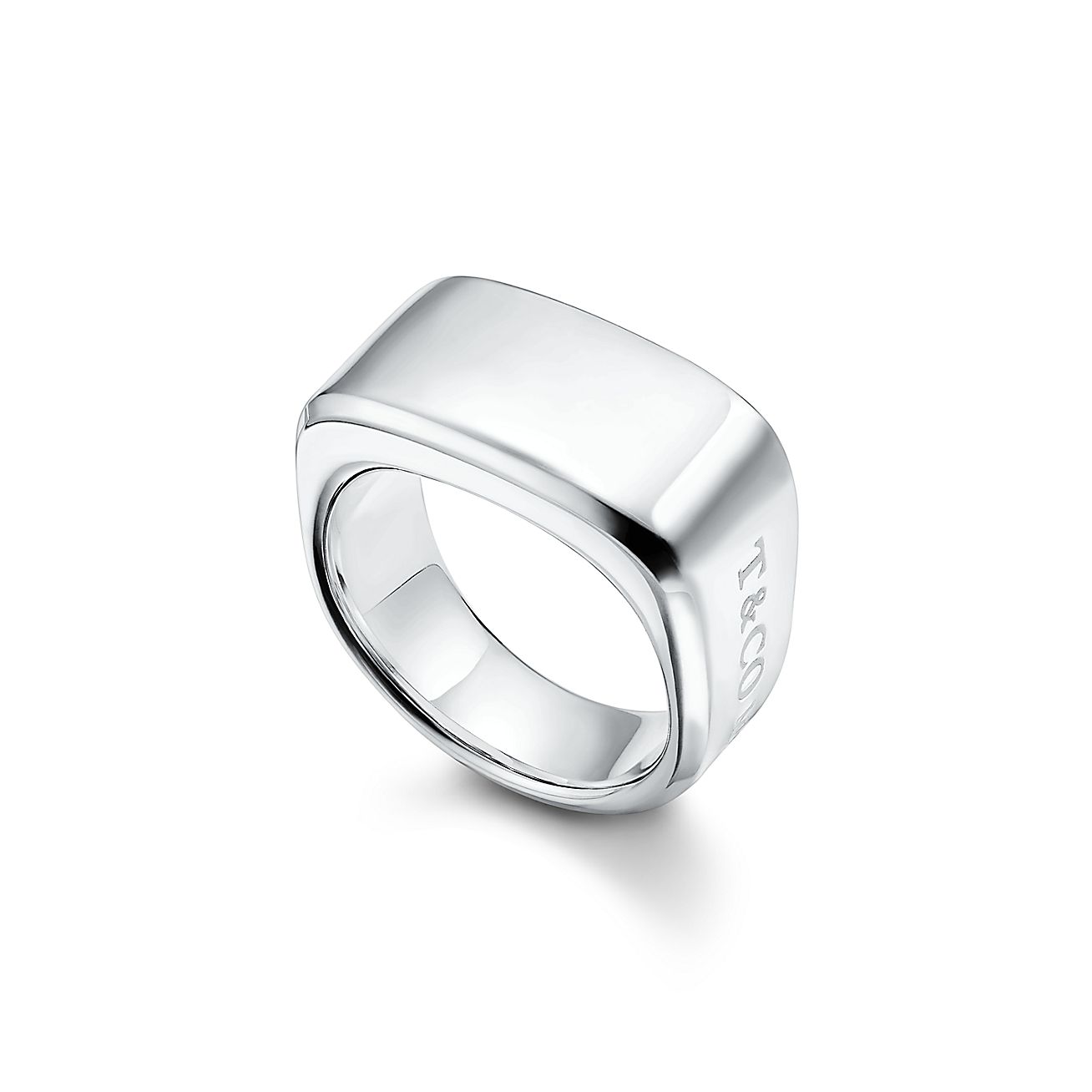 Tiffany 1837™ Makers signet ring in sterling silver, 12 mm wide
