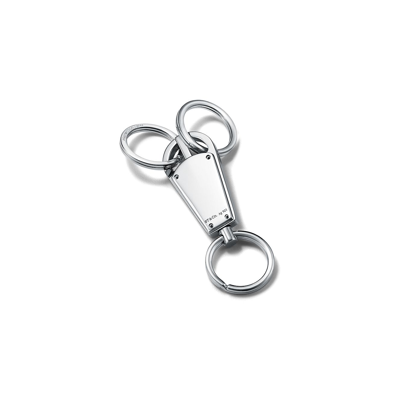 tiffany silver key ring