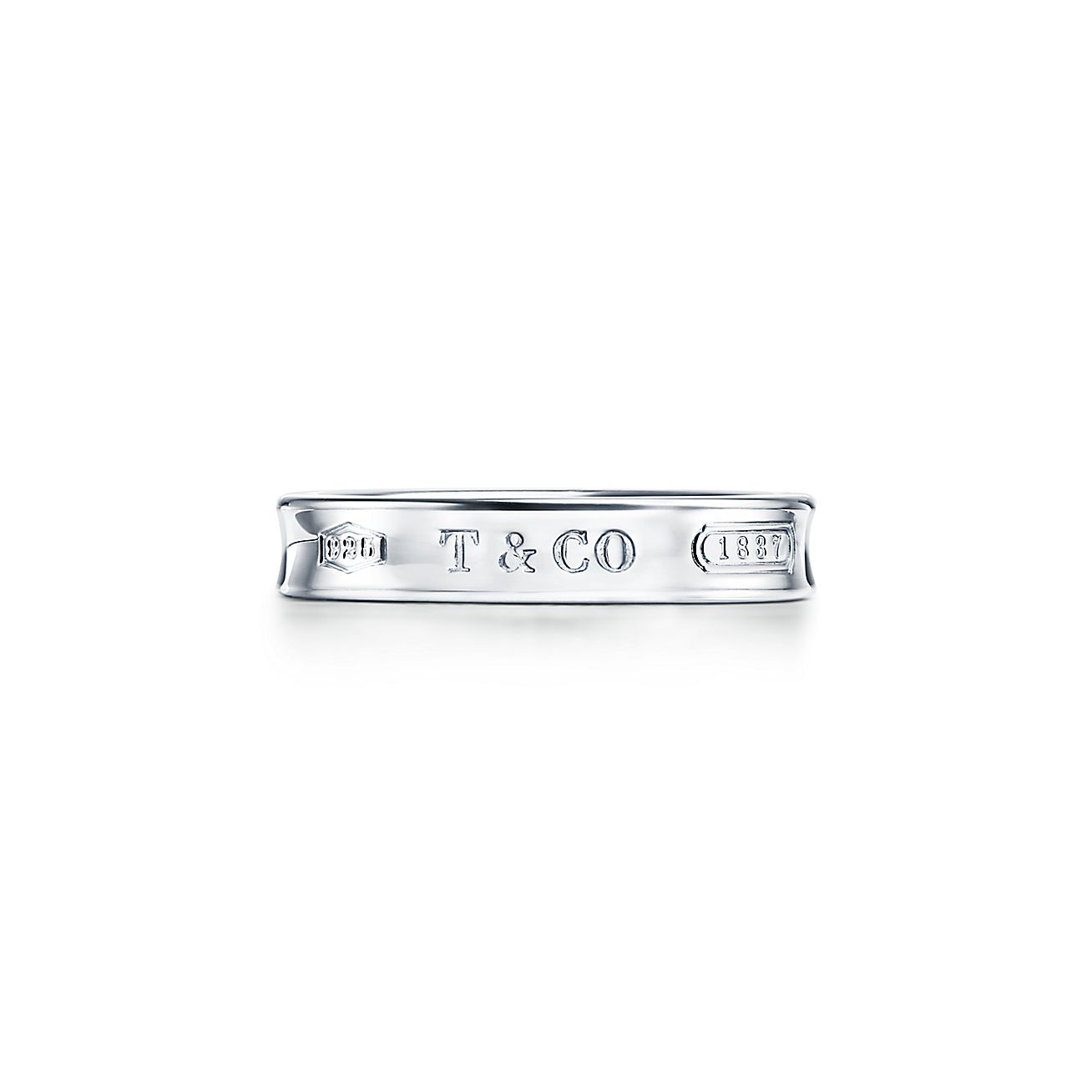 Vriendelijkheid Zuivelproducten vuist Tiffany 1837® Ring in Silver, Narrow | Tiffany & Co.