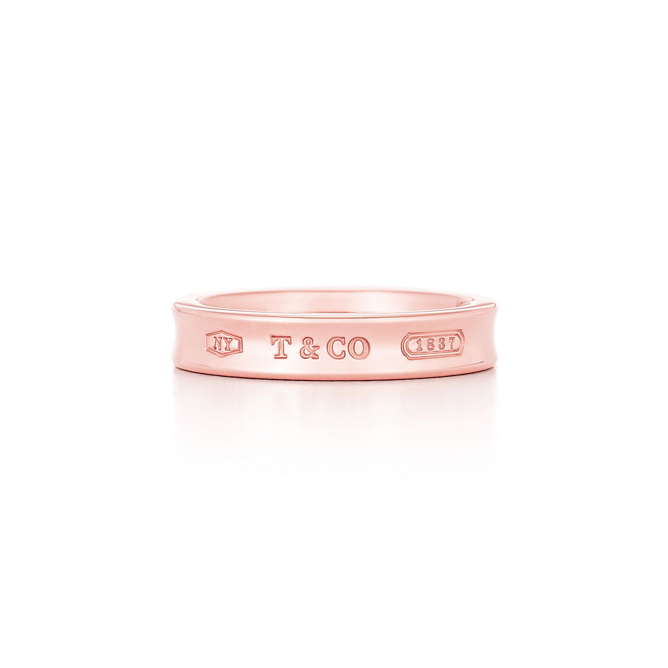 Tiffany 1837™ Ring in Rubedo® Metal, Narrow | Tiffany & Co.