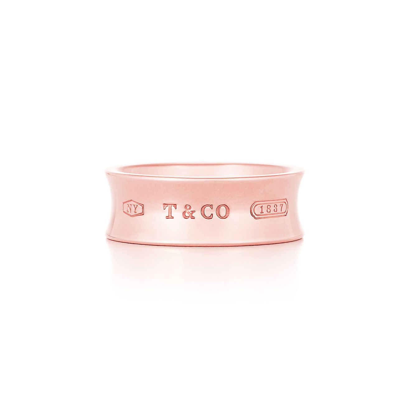 Tiffany 1837® Ring in Rubedo® Metal, Medium | Tiffany & Co.