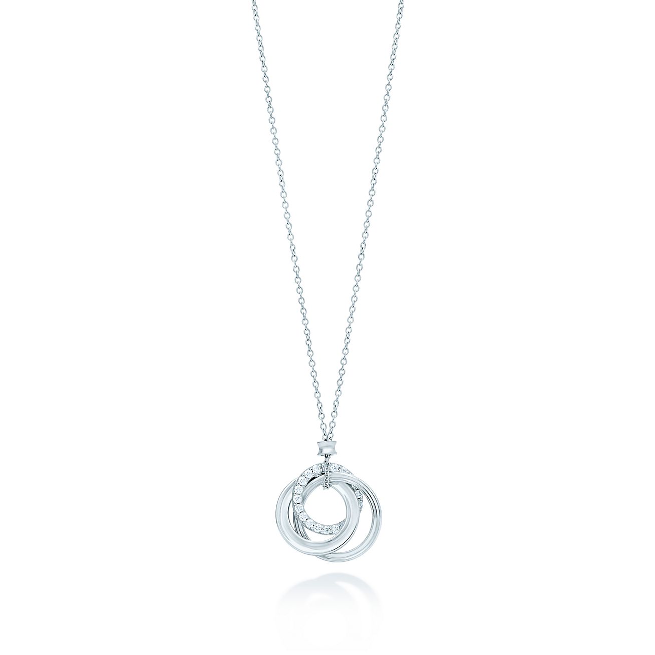 tiffany co 1837 interlocking circles pendant necklace