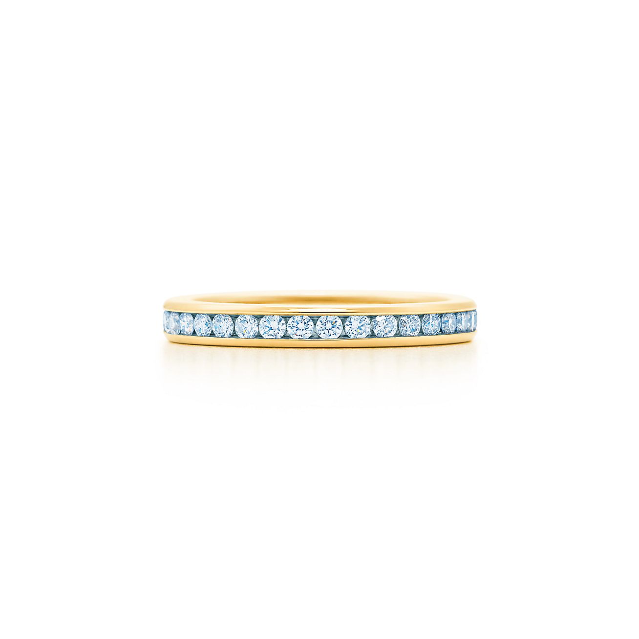 Obruchalnoe Kolco Tiffany S Brilliantami Zoloto 18 K Shirina 2 5 Mm Tiffany Co