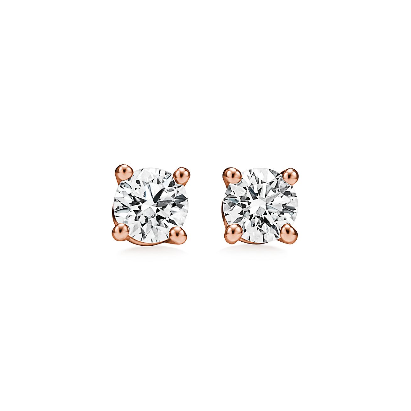 tiffany rose gold earrings