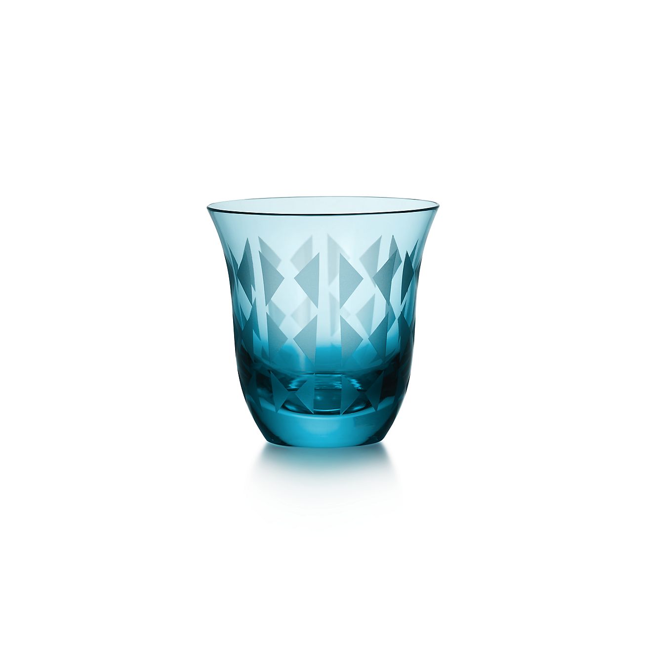 Tiffany Twist Water Glass in Glass, Size: 12.2 in.