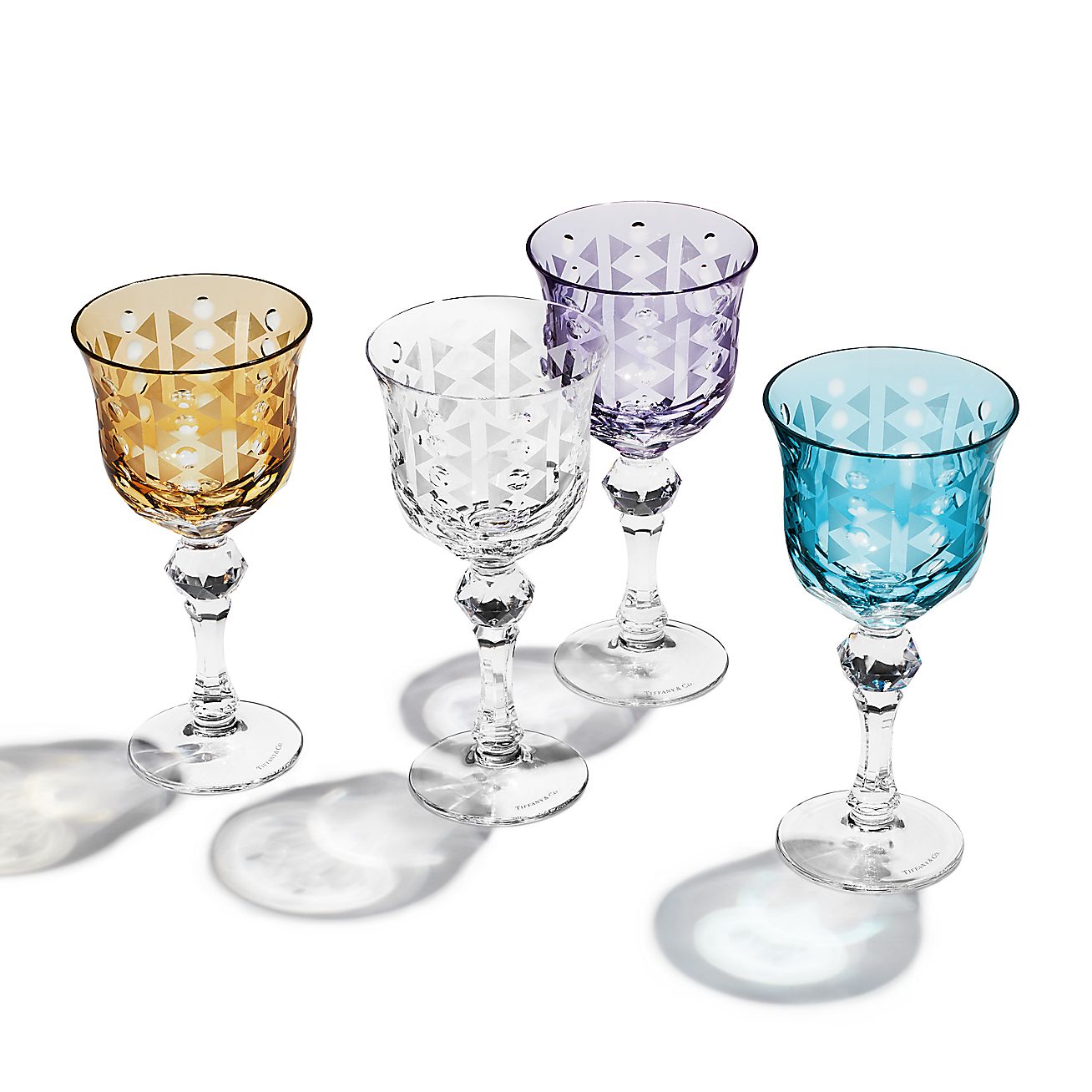 Blarney 24% Lead Crystal Wine Glasses, Boxed Set, 5070, Pair