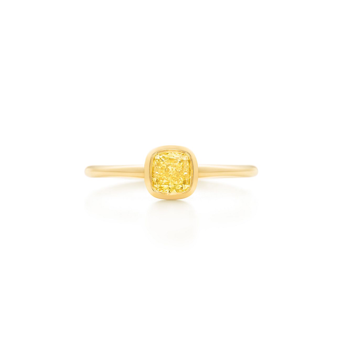 Tiffany Bezet™ yellow diamond ring in 