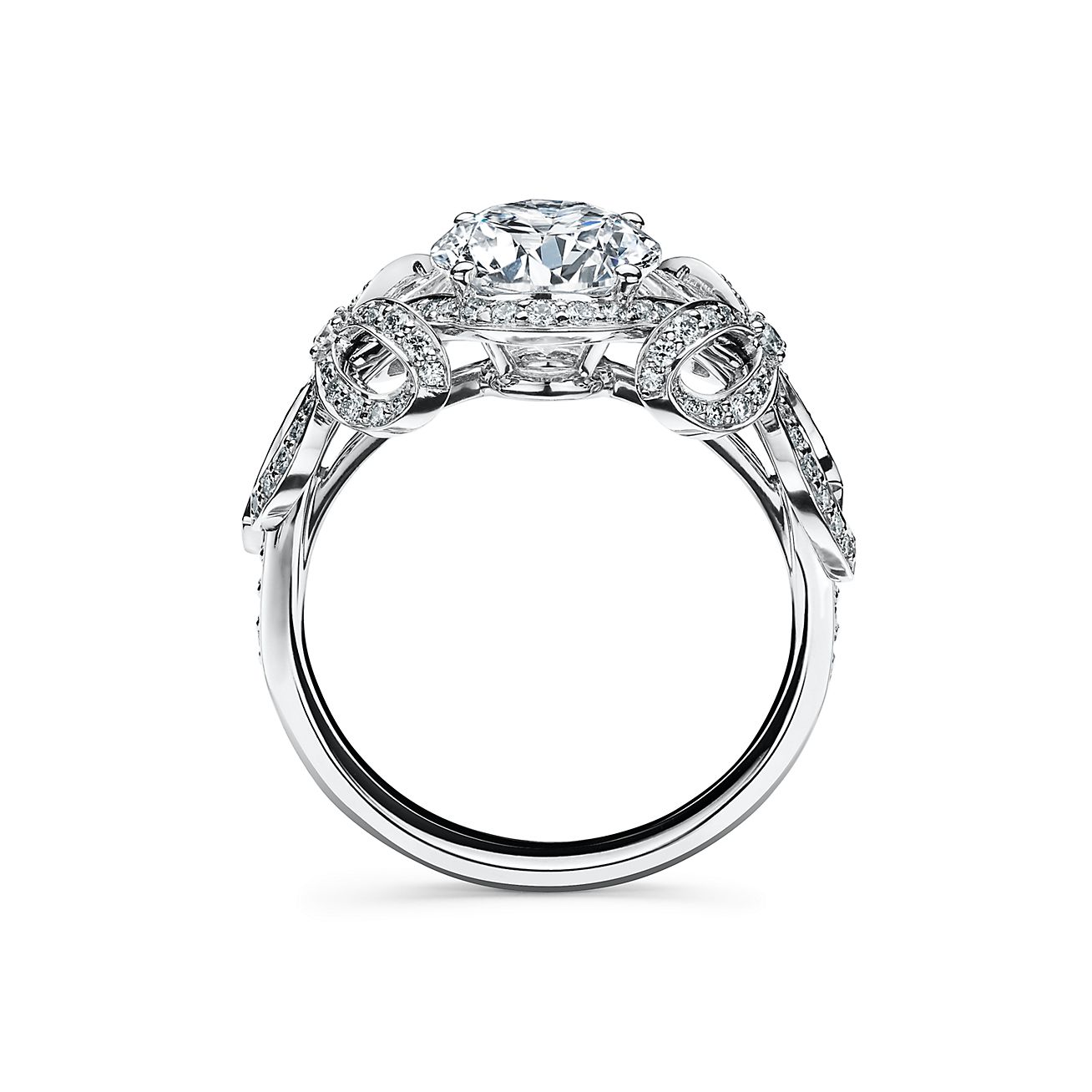Помолвочное кольцо Tiffany Bow Ribbon 
