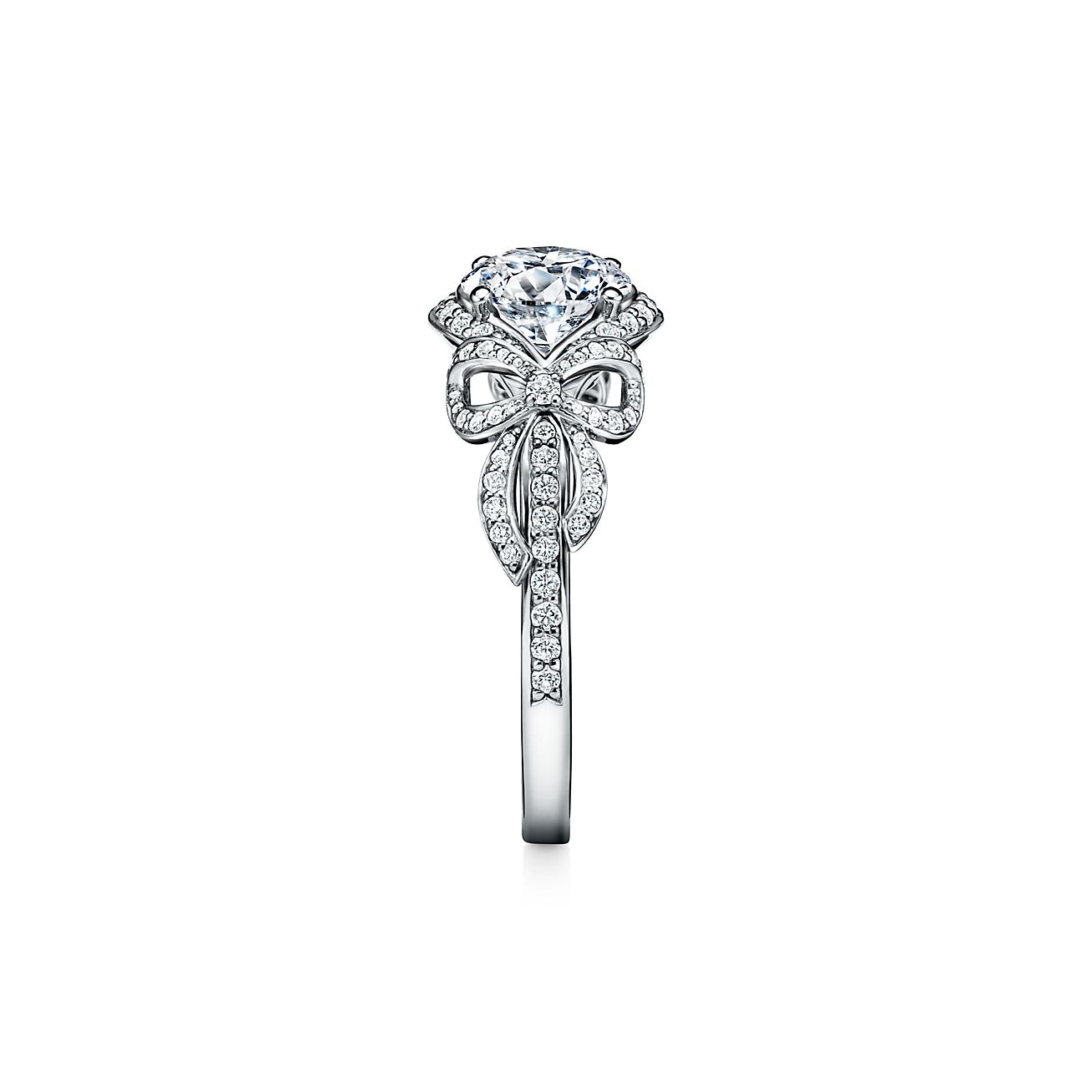 tiffany diamond bow ring