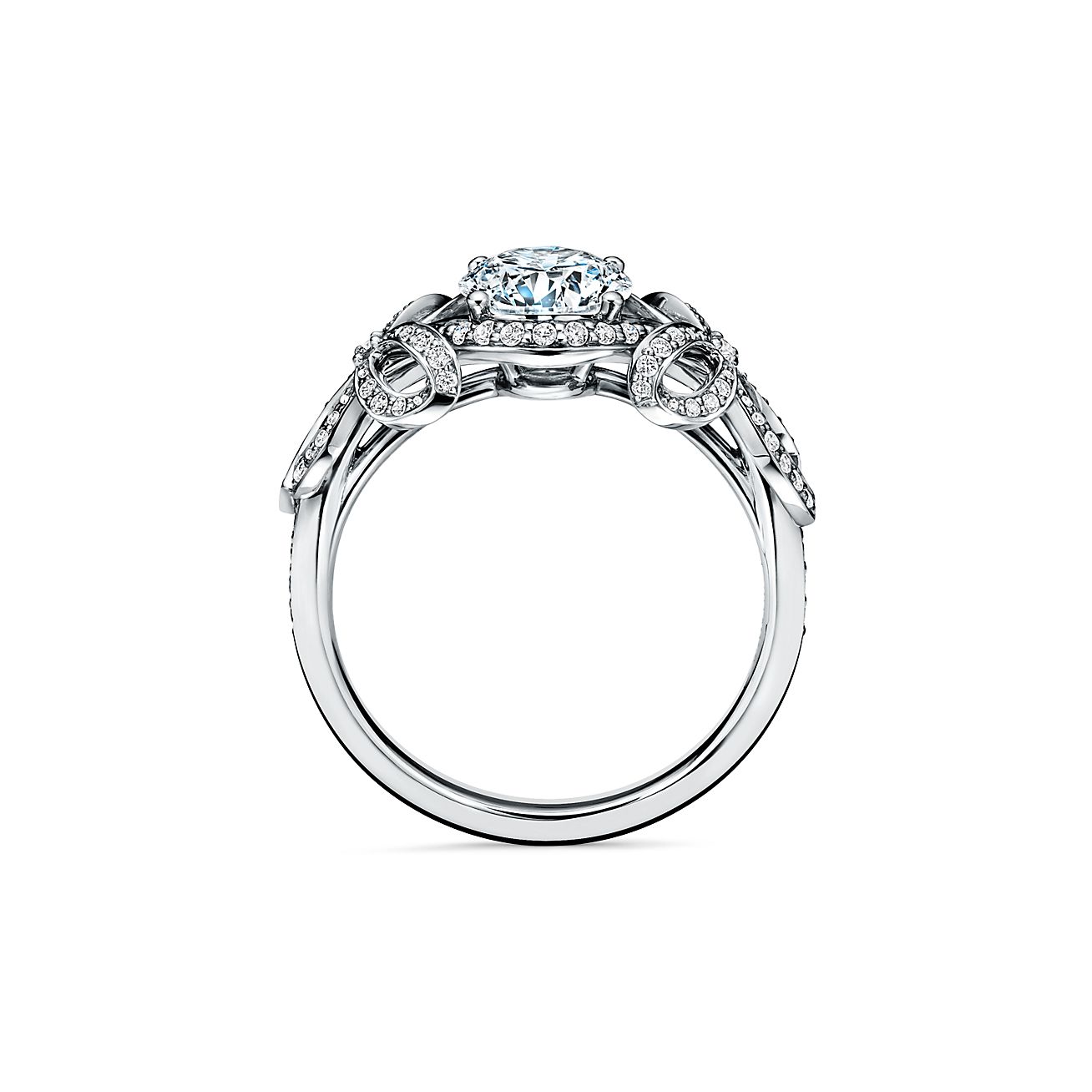 Tiffany bow engagement ring sale