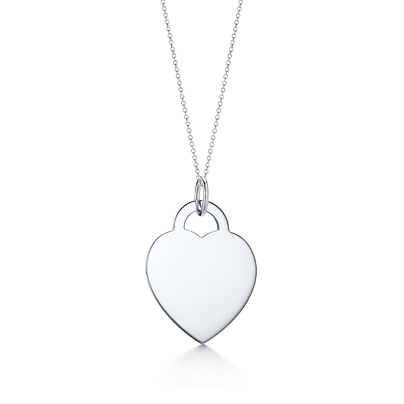 tiffany and co heart charm necklace
