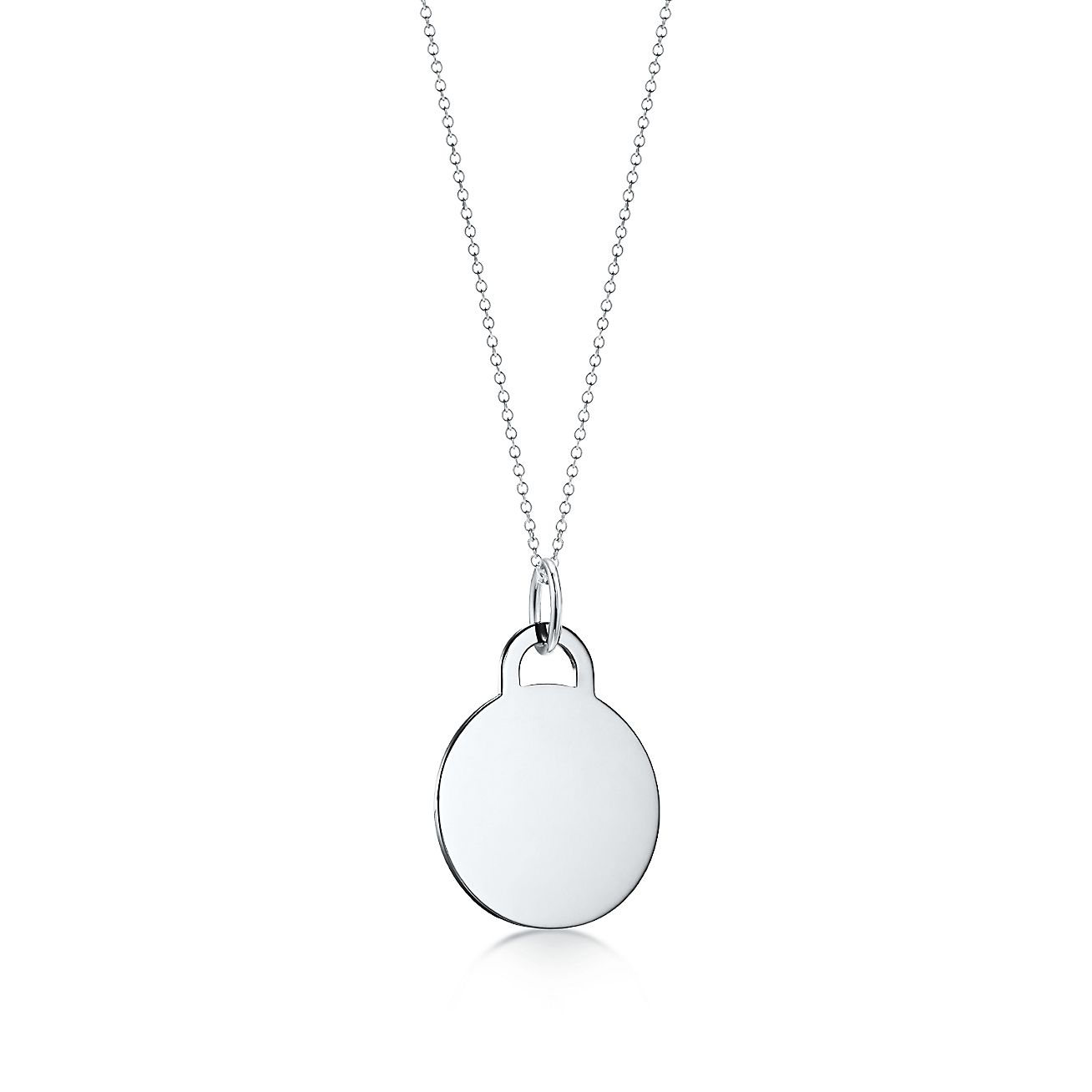 Tiffany Charms Round Tag Charm